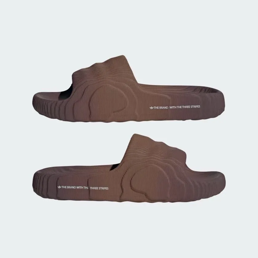 Adidas Men's Adilette 22 Slides Gradient Pack Slides - Preloved Brown