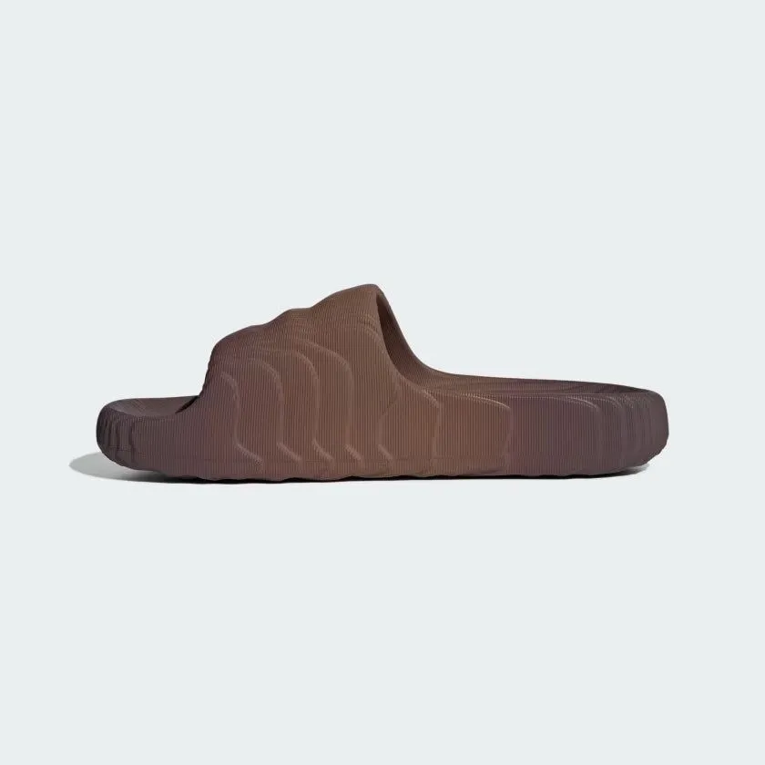 Adidas Men's Adilette 22 Slides Gradient Pack Slides - Preloved Brown