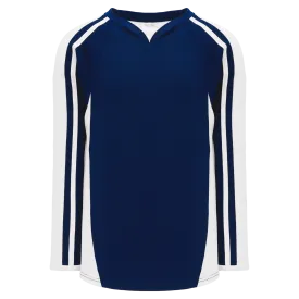 Athletic Knit (AK) H7600Y-216 Youth Navy/White Select Hockey Jersey
