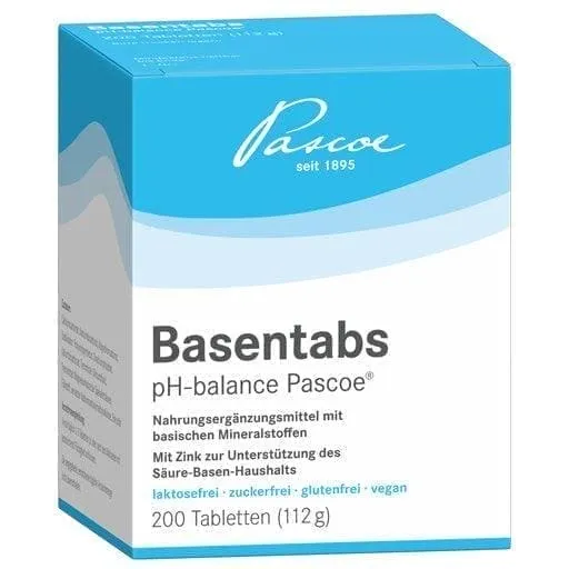 BASENTABS pH Balance Pascoe, acid base balance tablets