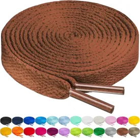 Birch Shoelaces in 27 Colors Flat 5/16" Shoe Laces in 4 Different Lengths