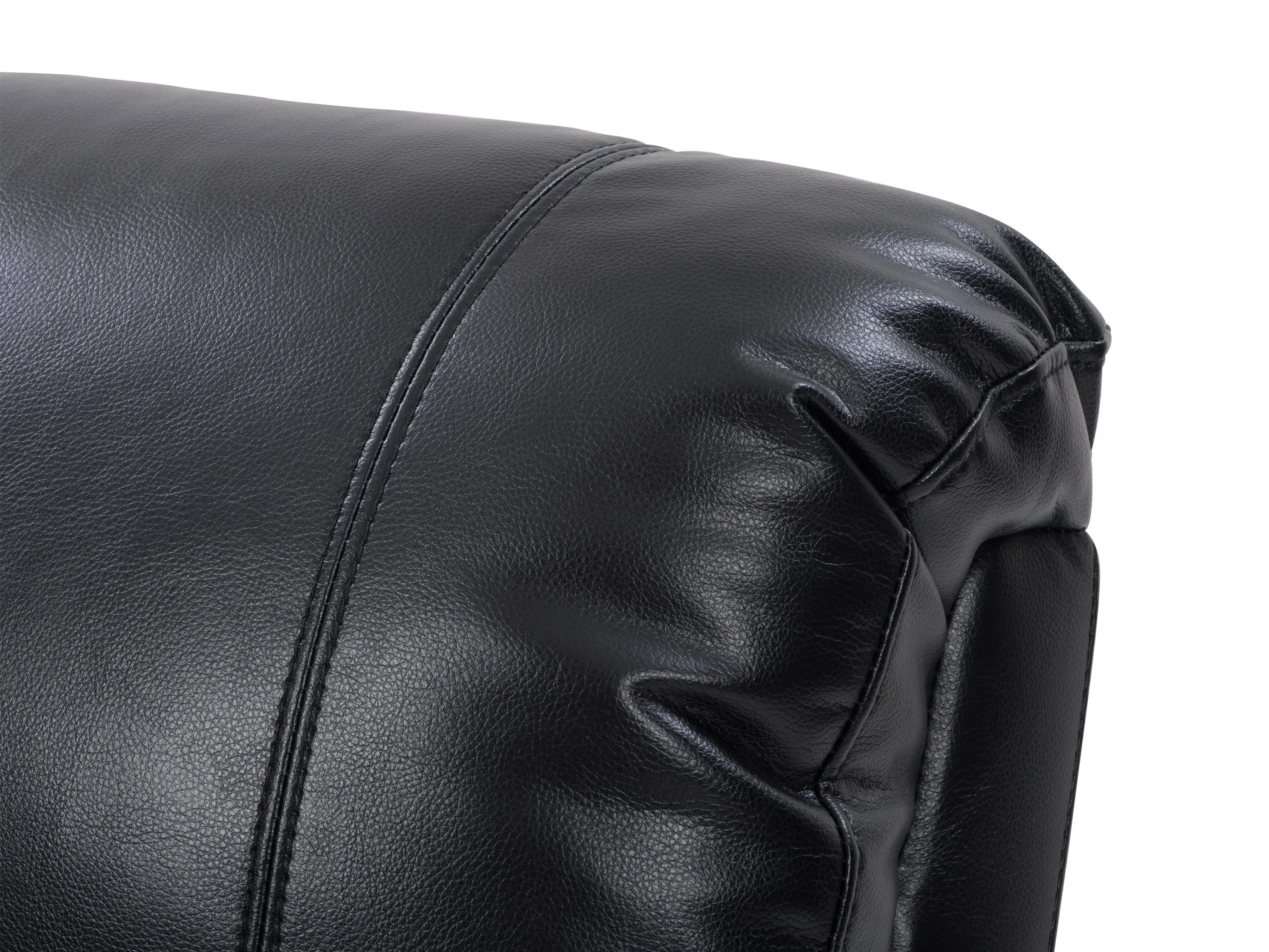 Black Power Recliner with Cup Holder