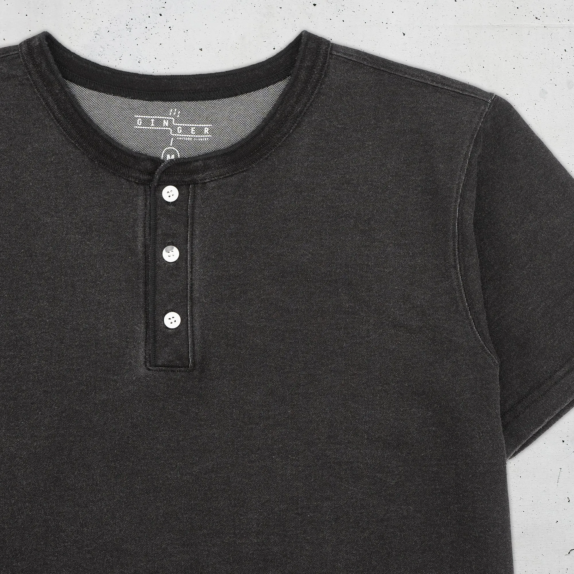 Brand collection 48 - Denim - Henley (black)
