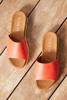 Brandy Slides - Orange