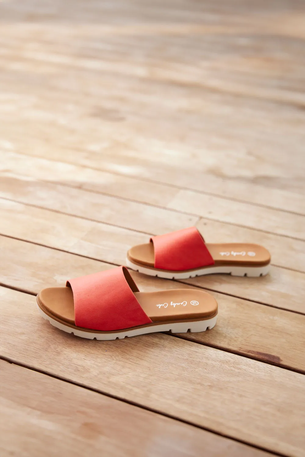 Brandy Slides - Orange