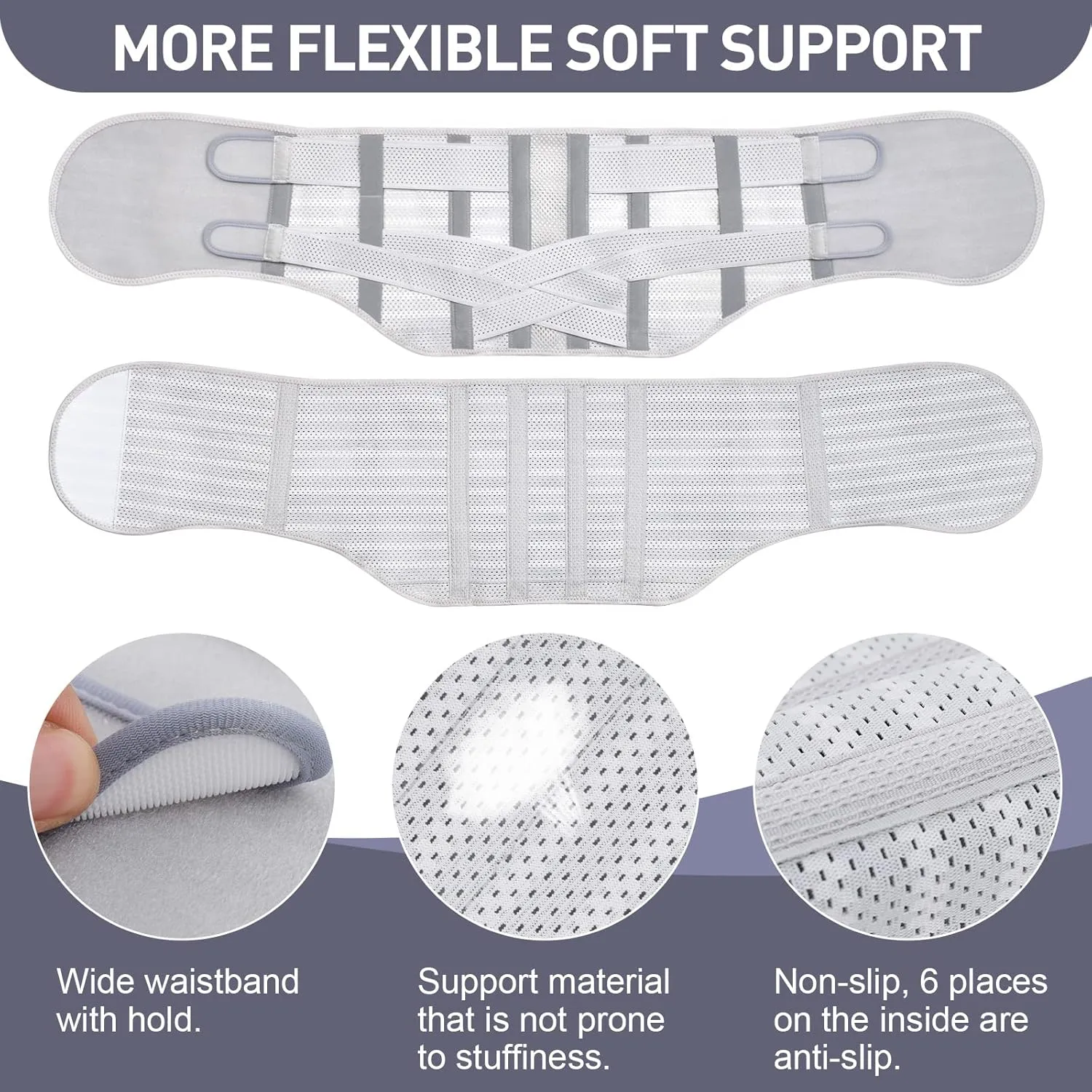 Breathable Back Brace for Lower Back Pain Women and Men - Back Support Belt for Women, Relieve Lower Back Pain and Improve Posture with Comfort, Back Pain Relief Products, Posture Corrector