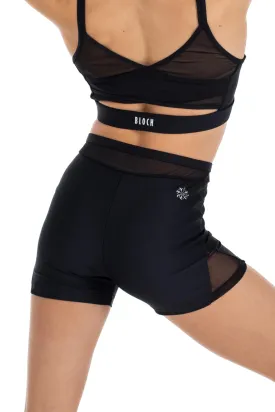 DFM1832G4 - Bloch X Flo Active Mackenzi Mesh Insert Girls Shorts