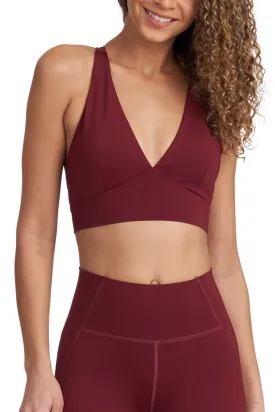 Double Strap Bra, Cranberry