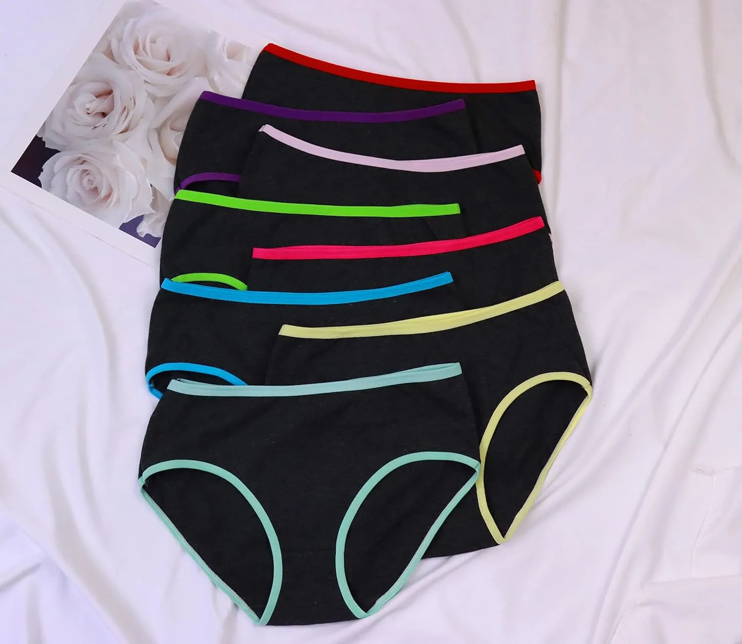 Girls Underwear Comfortable Panties for Teens Girls Briefs
