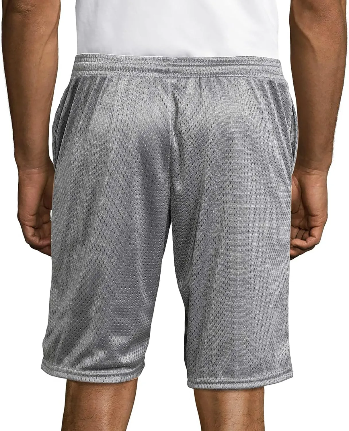 Hanes Sport Men's Mesh Pocket Shorts, Mens Performance Gear Shorts, Mens Athletic Shorts, 9" Inseam
