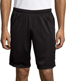 Hanes Sport Men's Mesh Pocket Shorts, Mens Performance Gear Shorts, Mens Athletic Shorts, 9" Inseam
