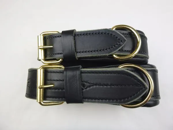 Imperfect Padded Leather Collar