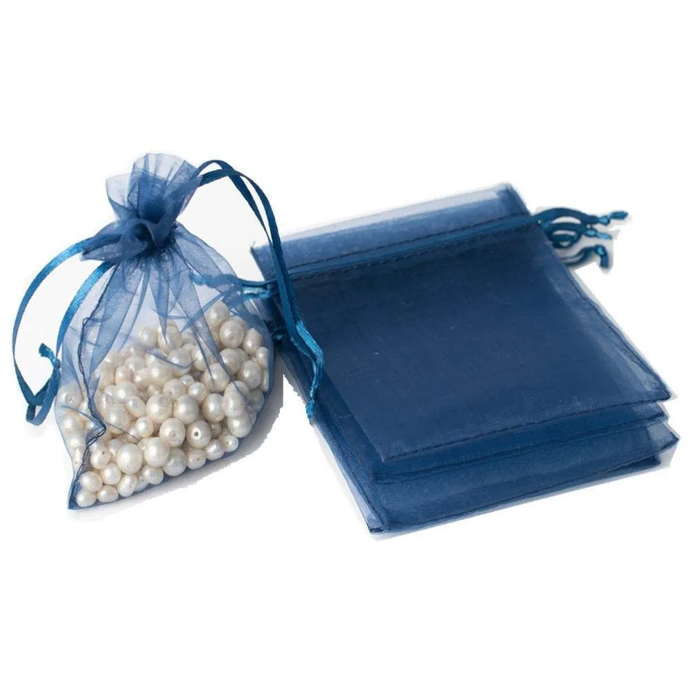 Organza Bags 3x4, Favor Bags or Gift Bags, Drawstring Jewelry Pouch