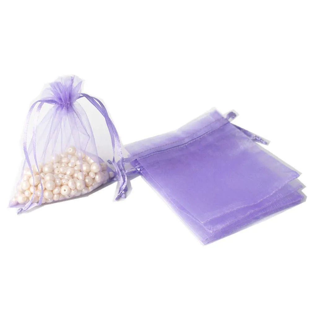 Organza Bags 3x4, Favor Bags or Gift Bags, Drawstring Jewelry Pouch