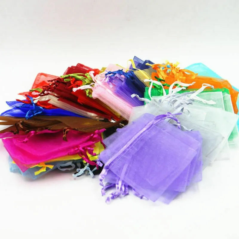 Organza Bags 3x4, Favor Bags or Gift Bags, Drawstring Jewelry Pouch