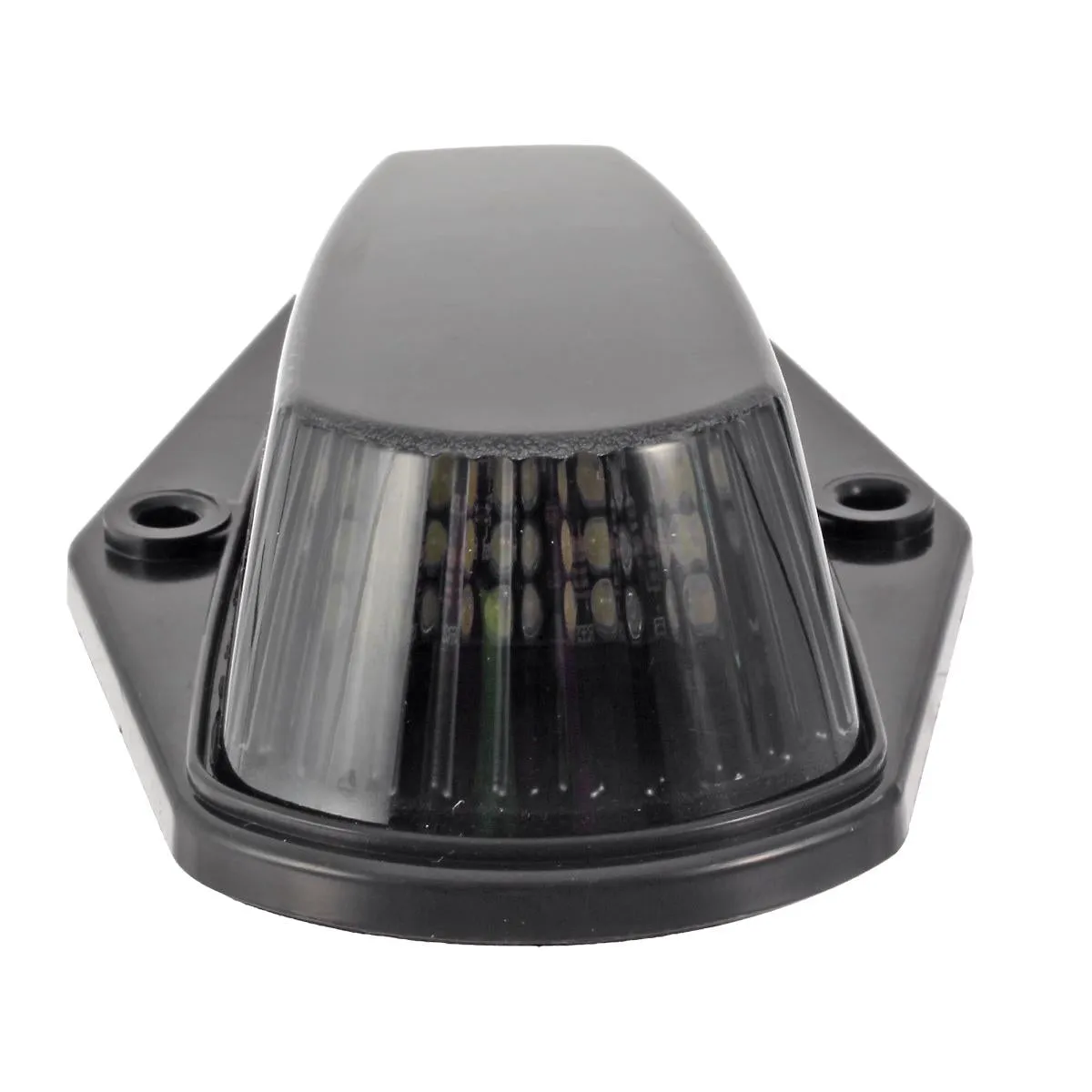 Partsam 5Pcs Smoked Amber Cab Marker Lights 12LED Compatible with Ford F150 F250 F350 1973-1997 F Series Super Duty Pickup Trucks Cab Top Roof Running LED Lights Assembly w/ Wiring Harness