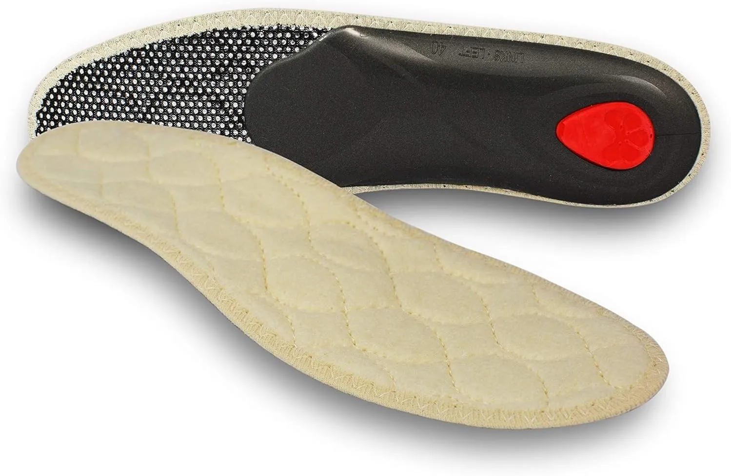 Pedag Viva Winter | Insulating Insoles | Made in Germany | Heel Cushion, Longitudinal & Metatarsal Arch Support | Boost Warmth & Comfort | 1 Pair | Men US 11/ EU 44