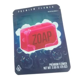Premium Mylar Bags - Zoap - 10cm x 12.8cm (Pack of 40)