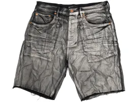 Purple Brand Iridescent Pearl Jeans Shorts