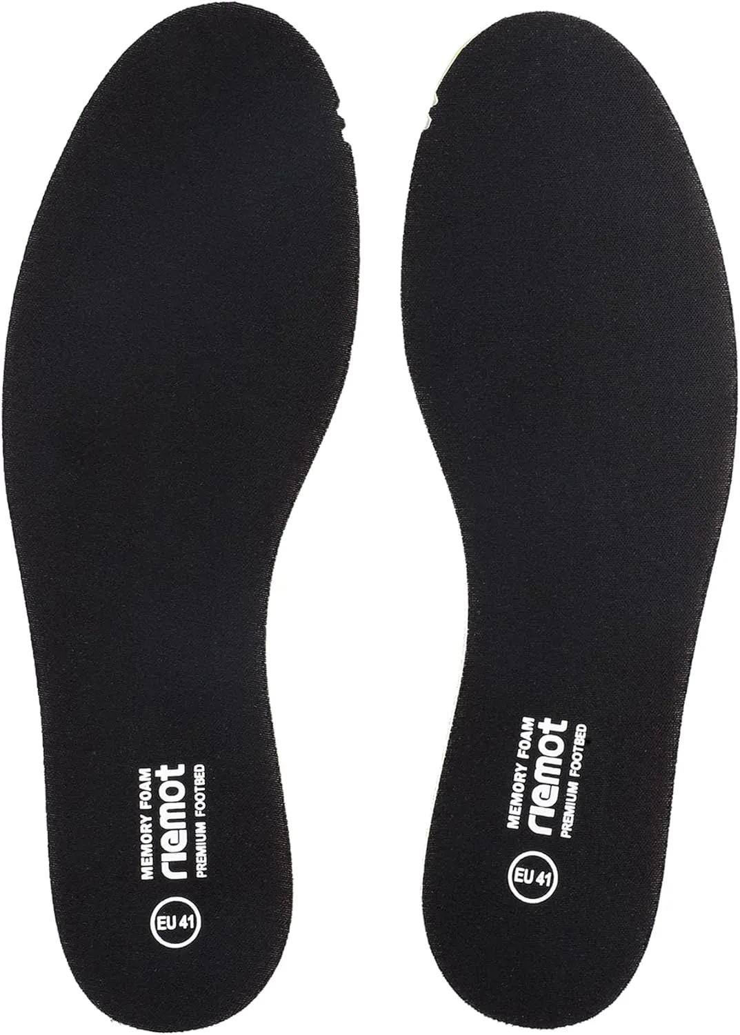 riemot Memory Foam Insoles for Women Men Super Soft Replacement Innersoles for Slippers Sneakers Running Shoes Boots Liners Comfort Cushioning Shoe Insert Black EU 38, 7 Women/5 Men