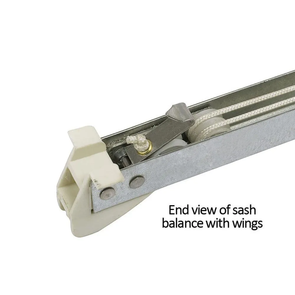 Single Hung Sliding Window 18" Sash Balance With Wings 13-16 Lbs