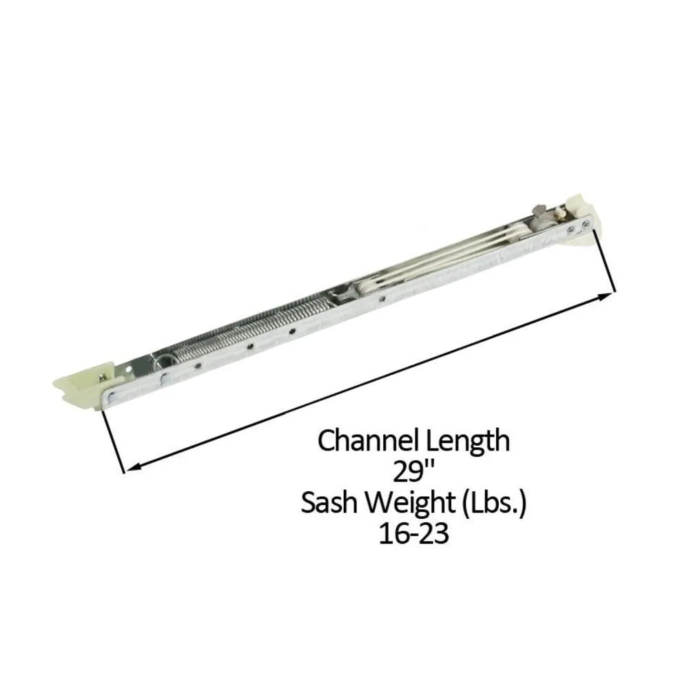 Single Hung Sliding Window 29" Sash Balance 16-23 Lbs