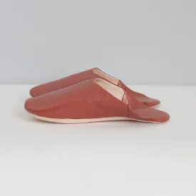 Terracotta Small Babouche Slippers