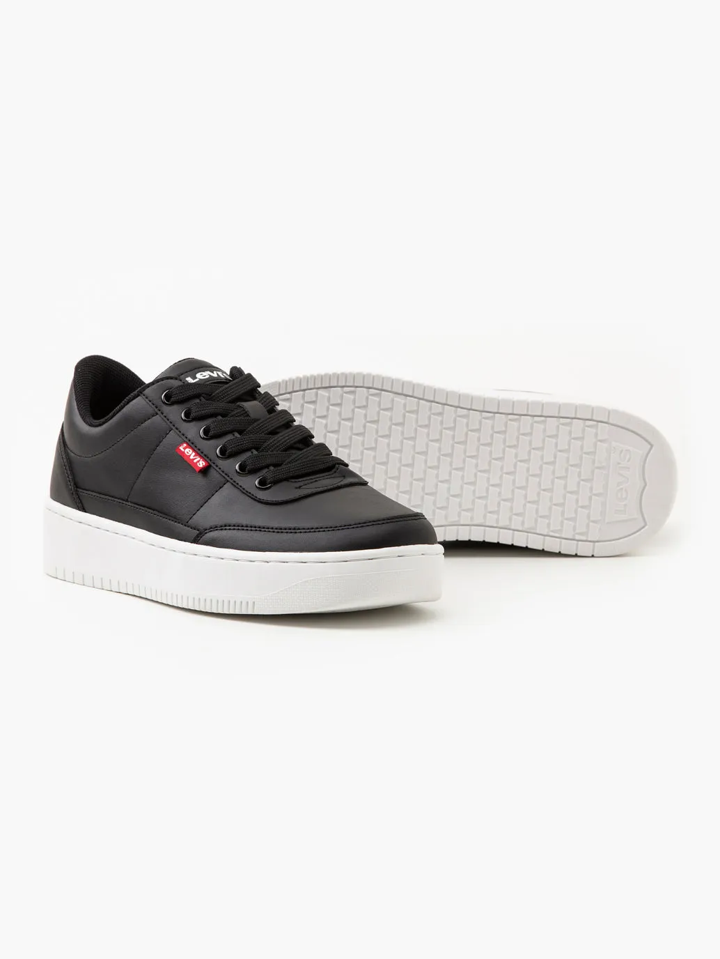Women's Black Brand Logo Shoes