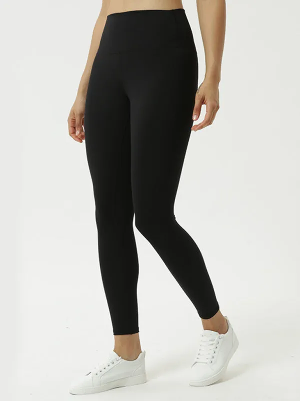 Women's Black High Waist Activewear Leggings