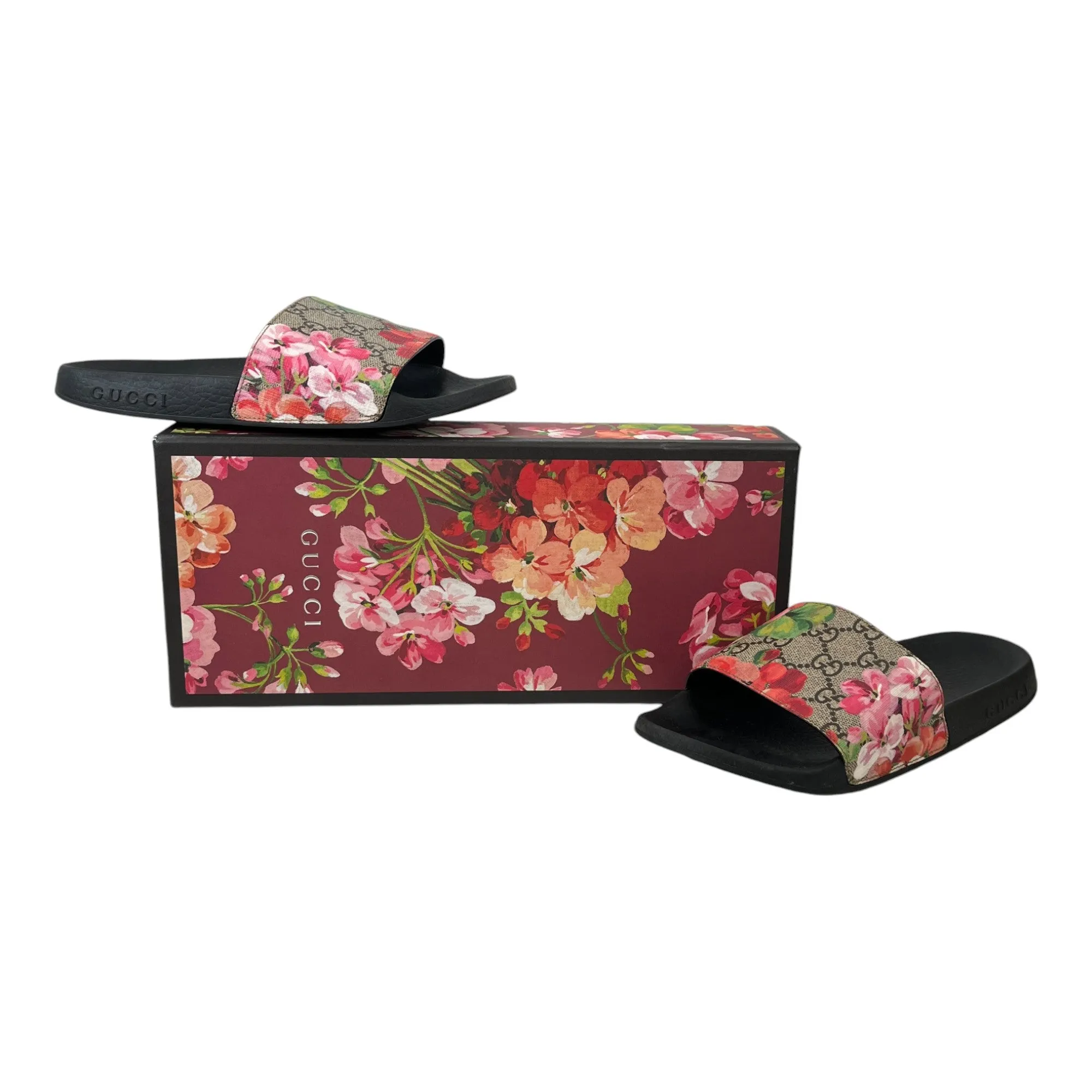 Women's Gg Supreme Bloom Slides Black Size EU 36 / UK 3